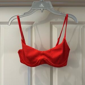 Billabong Red Bikini Top